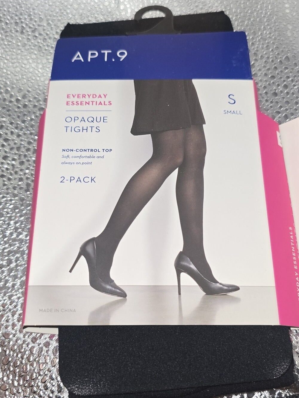 Apt. 9 Black Opaque Tights 2-Pack